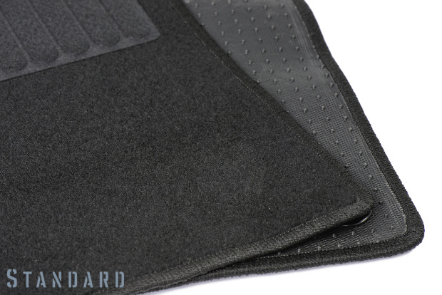 Коврики текстильные "Стандарт" для Hyundai Solaris I (хэтчбек 5 дв / RB) 2014 - 2017, черные, 1шт.