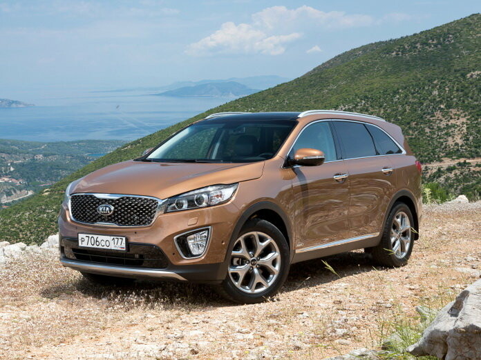 Коврики текстильные "Комфорт" для Kia Sorento Prime III (suv  5 мест / UM) 2014 - 2018, ые, 1шт.