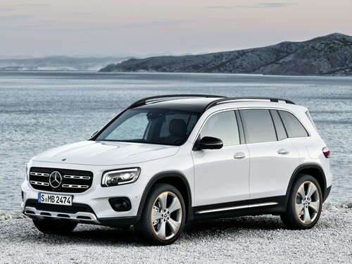 Коврики текстильные "Стандарт" для Mercedes-Benz GLB-Class (suv / X247) 2019 - Н.В., черные, 5шт.