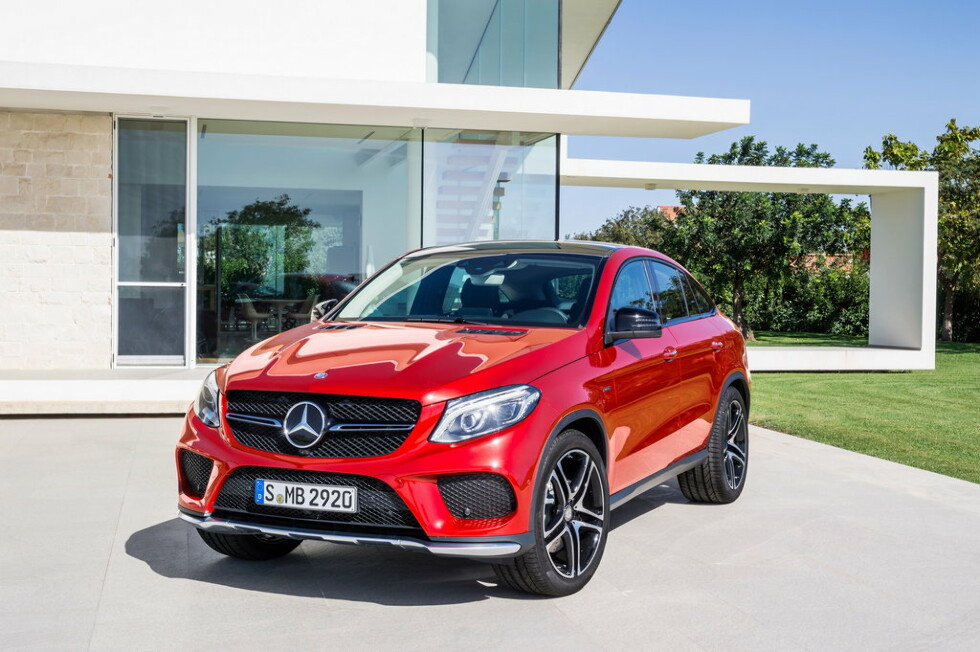 Коврики текстильные "Классик" для Mercedes-Benz GLE Coupe I (suv / С292) 2014 - 2019, черные, 5шт.