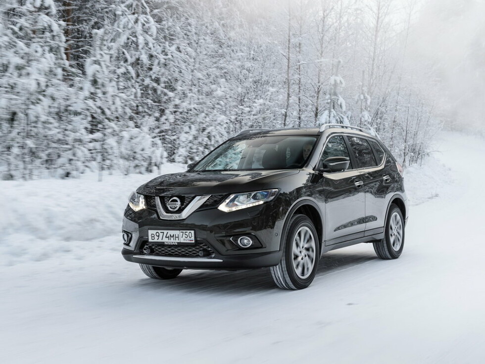 Коврики текстильные "Стандарт" для Nissan X-Trail III (suv / T32) 2013 - 2019, черные, 5шт.