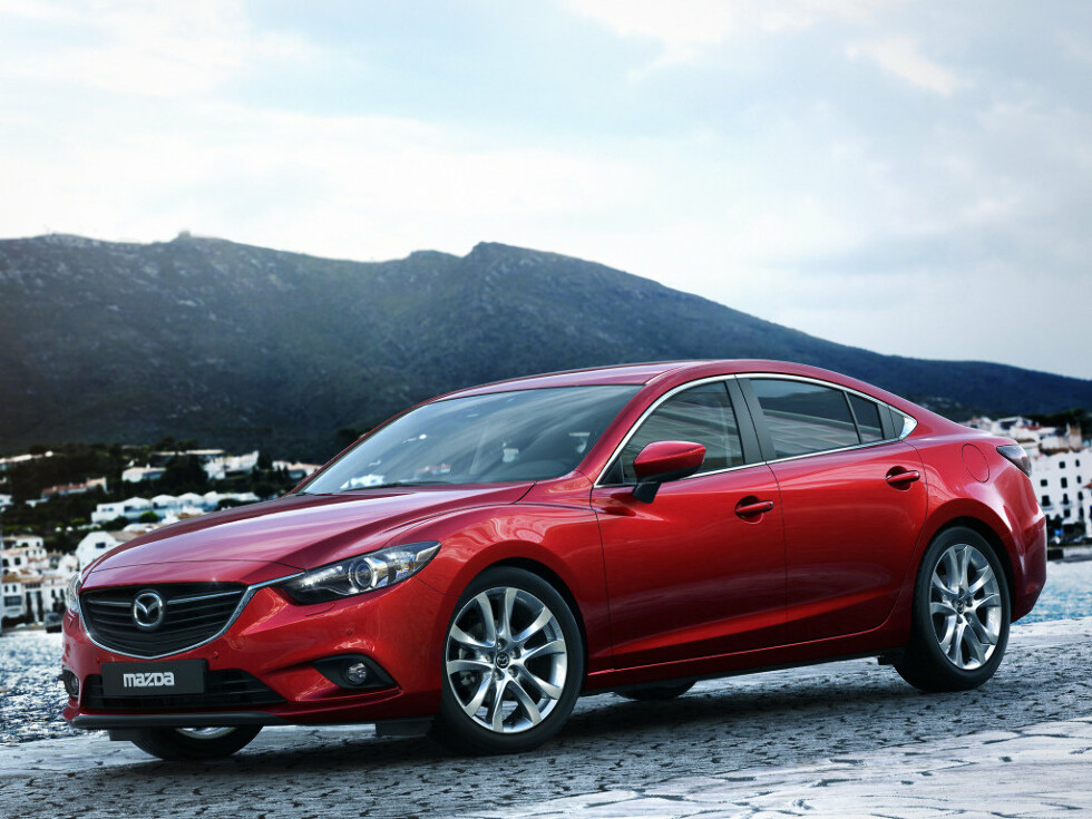 Коврики текстильные "Комфорт" для Mazda 6 (седан / GJ) 2012 - 2015, черные, 5шт.