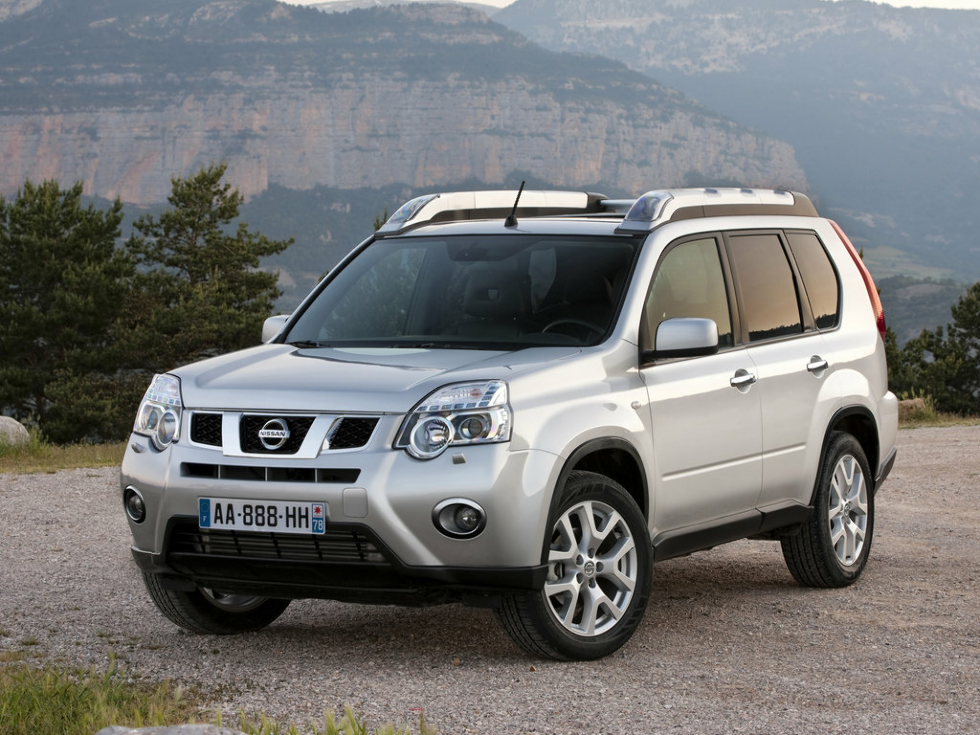 Коврики текстильные "Стандарт" для Nissan X-Trail II (suv / T31) 2011 - 2015, черные, 5шт.