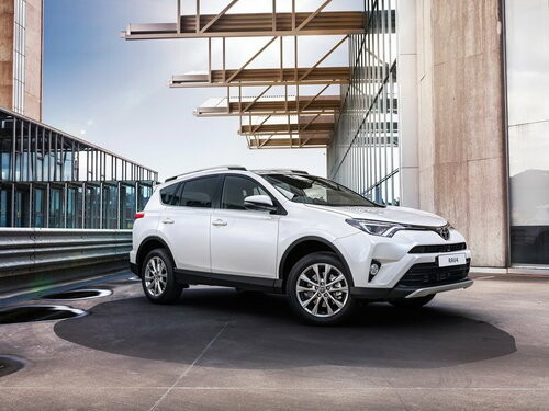 Коврики текстильные "Классик" для Toyota Rav4 IV (suv / XA40) 2015 - 2019, черные, 2шт.