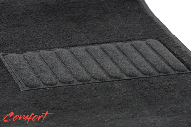 Коврики текстильные "Комфорт" для Mazda 6 (седан / GJ) 2012 - 2015, темно-серые, 5шт.