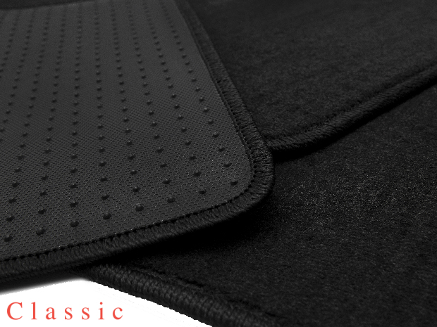 Коврики текстильные "Классик" для Mercedes-Benz GLE I (suv, гибрид / W166) 2015 - 2018, черные, 5шт.